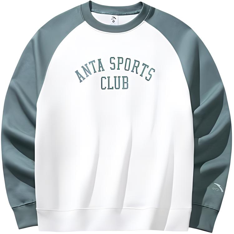 

ANTA Толстовка Life Collection для женщин Ivory White/Tree Green, Белый, ANTA Толстовка Life Collection для женщин Ivory White/Tree Green