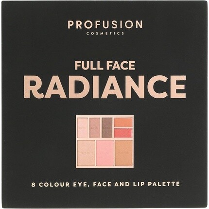 

Profusion Cosmetics Full Face Palette Radiance 8 оттенков Палитра для глаз, лица и губ