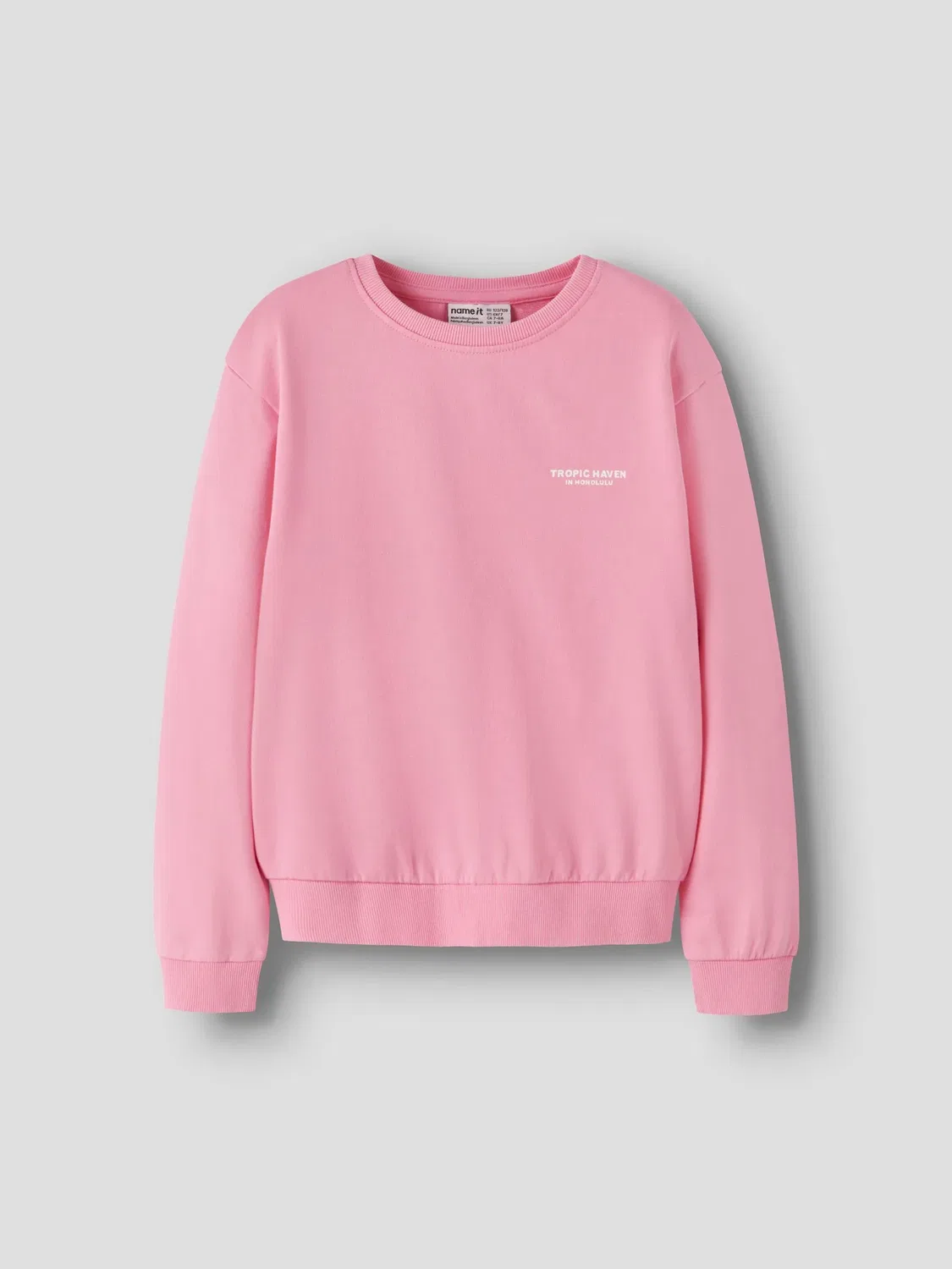 Свитшот с принтом, Name it, pink drink — фото 3