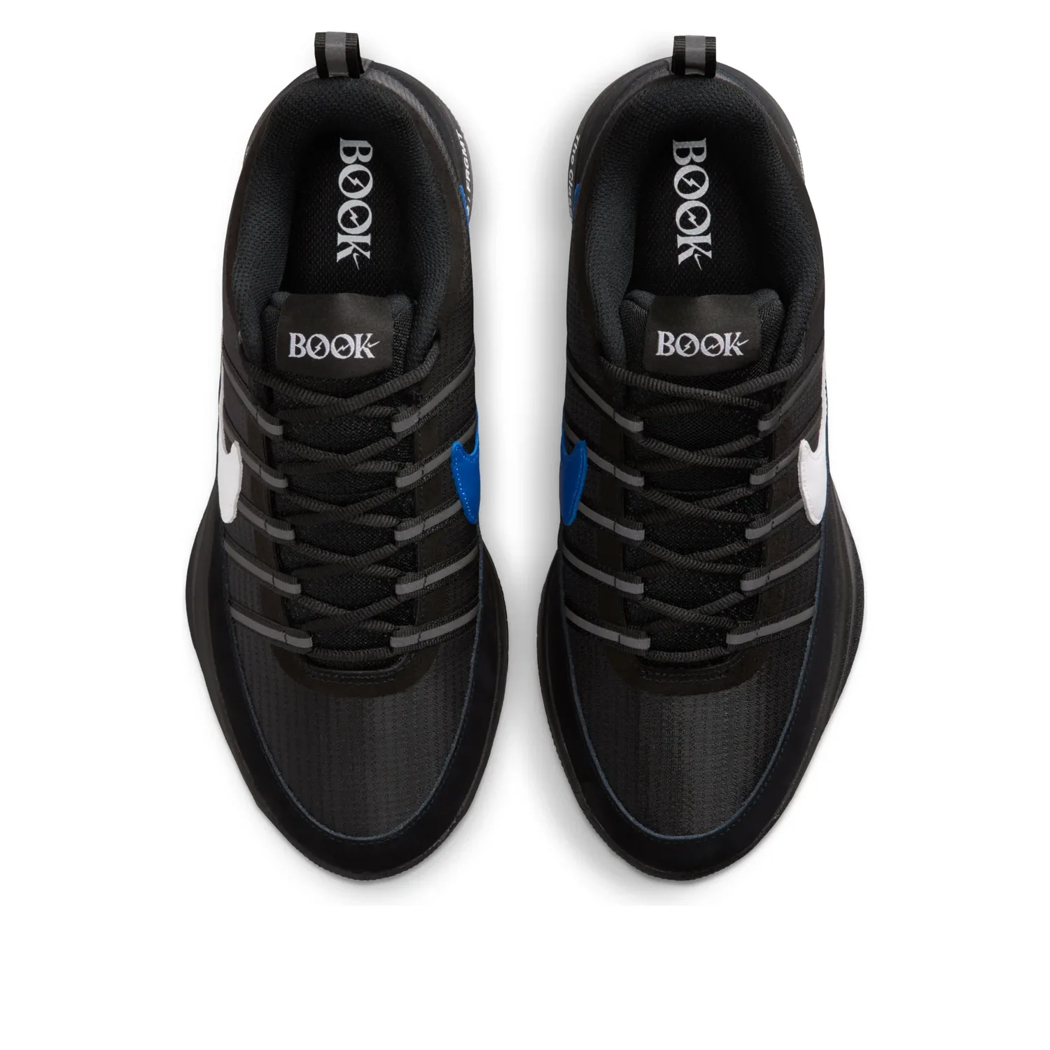 Кроссовки Nike x Fragment Book 2 EP 'Black White Blue' — фото 2