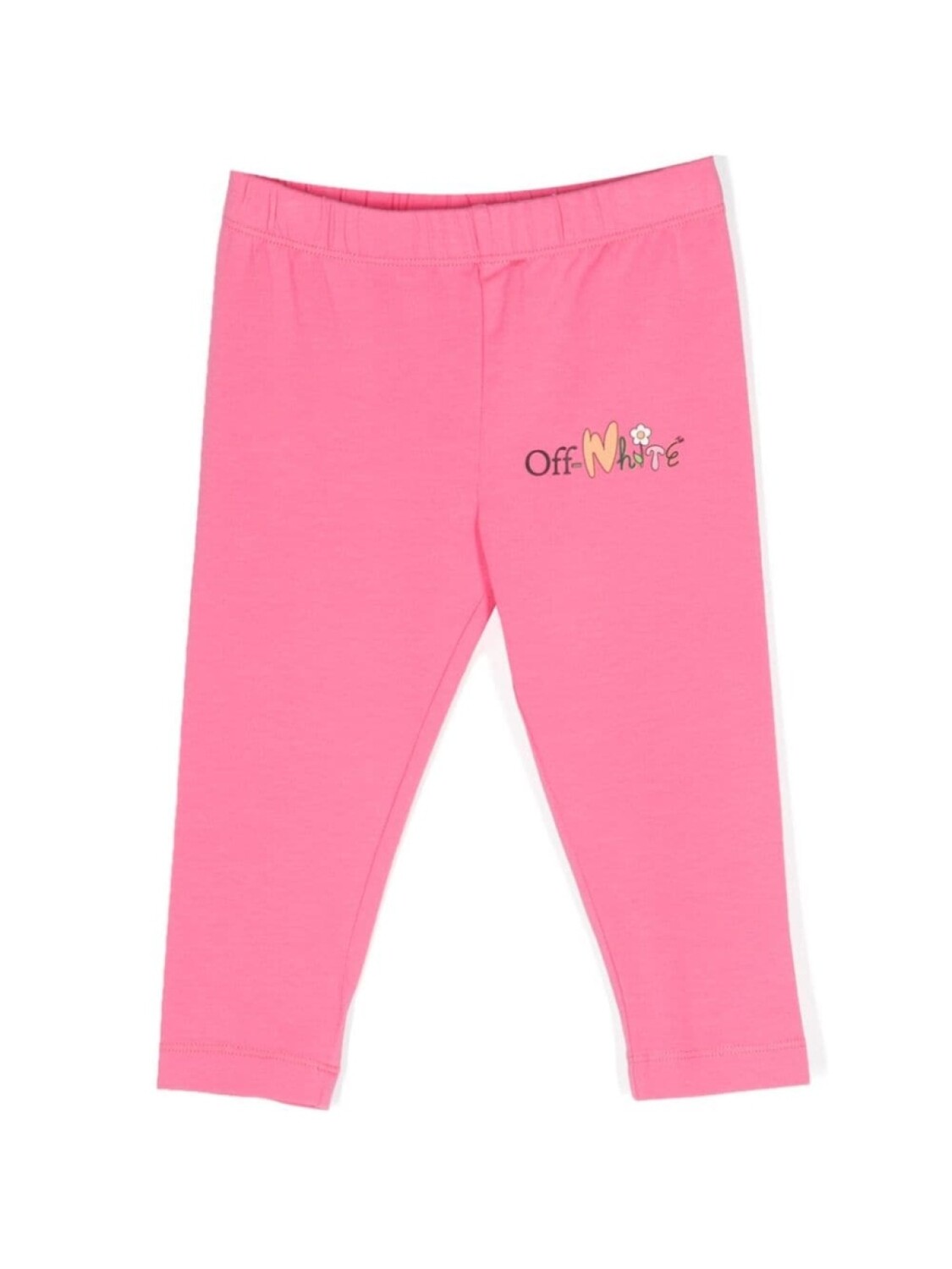 

Off-White Kids легинсы с логотипом, розовый