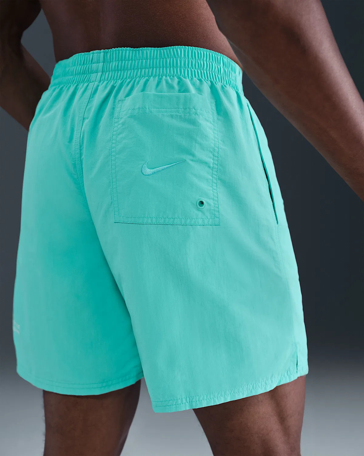 Мужские плавки Nike Swim Breaker 7" с полной подкладкой, Bleached Turquoise — фото 3