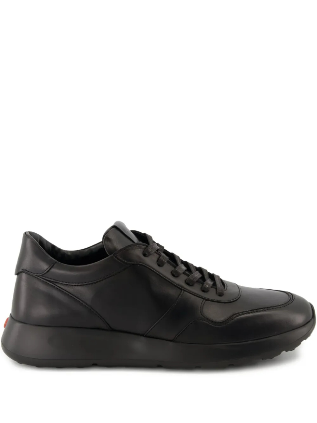

Кожаные кроссовки на шнуровке Tod's, черный