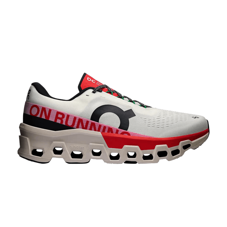 

Кроссовки Cloudmonster 2 'Ivory Silver Red', кремовый