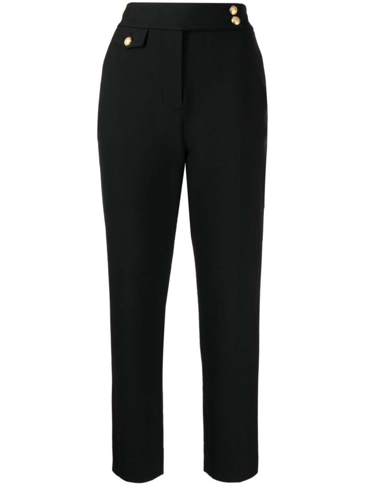 

Veronica Beard cropped high-waisted trousers, черный