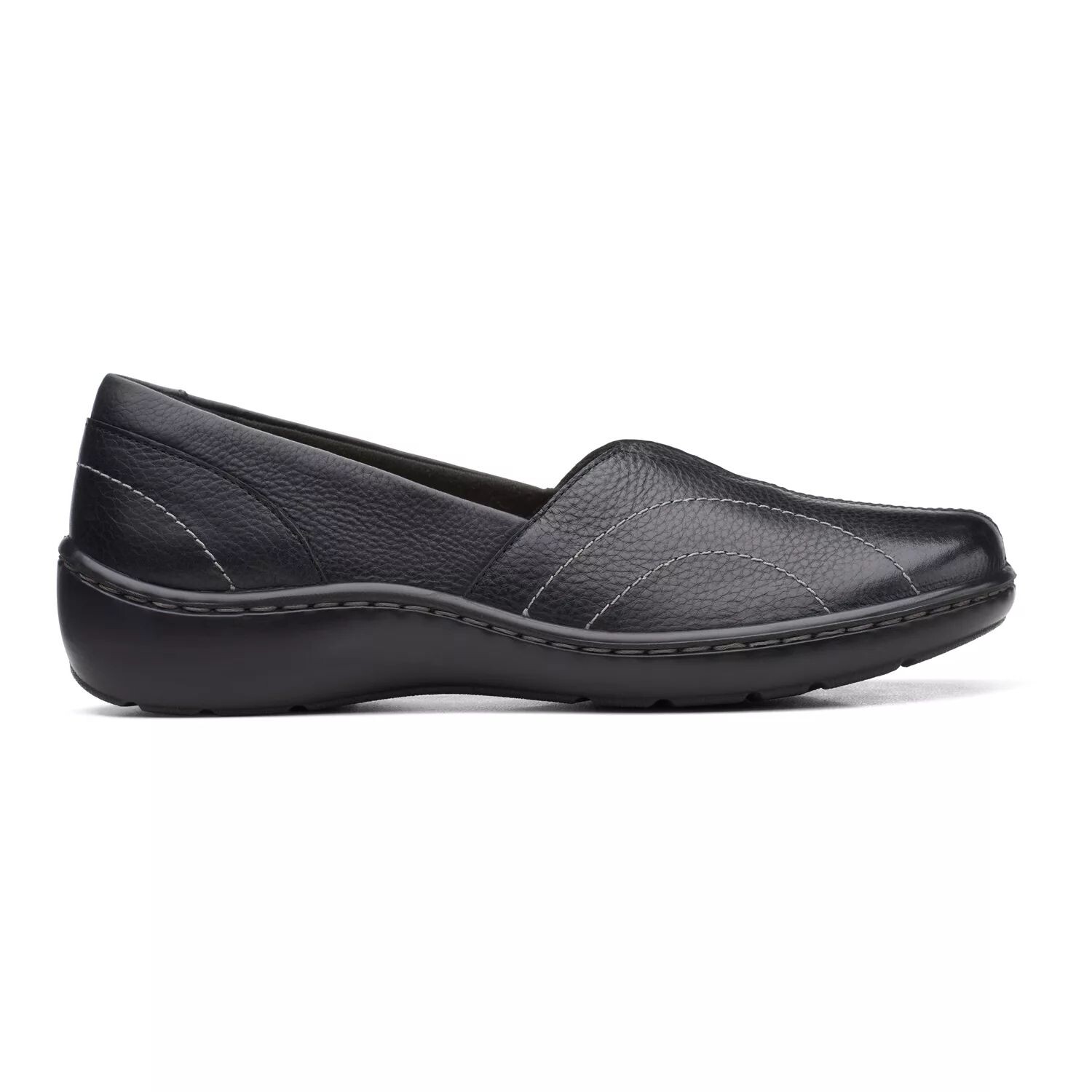 

Женские кожаные слипоны Clarks Cora Meadow Clarks, коричневый