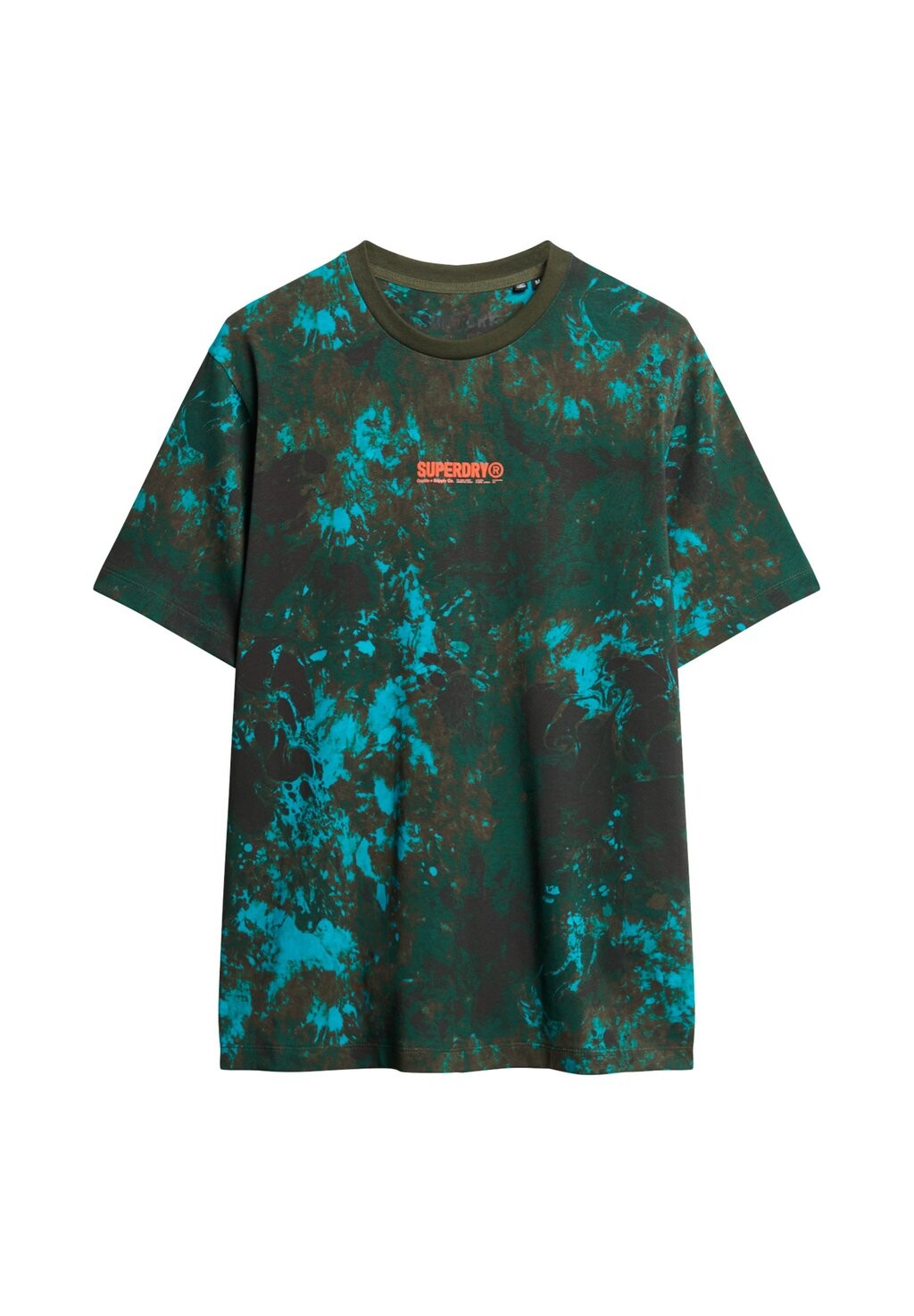 

Футболка с принтом UTILITY CAMO GRAPHIC LOOSE FIT Superdry, хаки