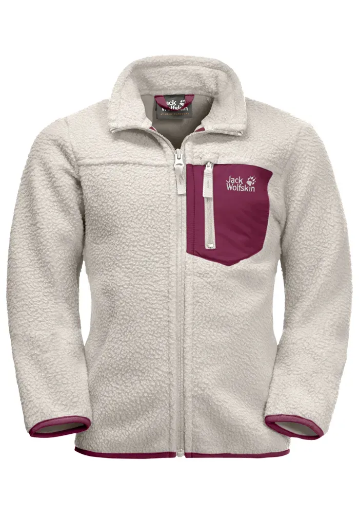 

Флисовая куртка Jack Wolfskin "ICE CURL JACKET K", белый