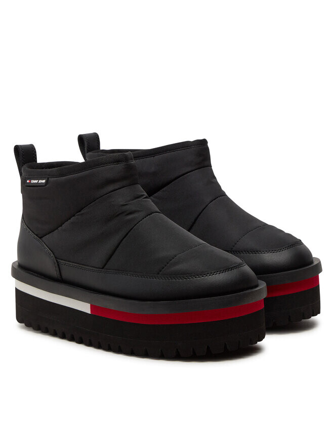 Зимние ботинки Tommy Jeans Botas de nieve Tjw Nylon Flatform Boot Wl EN0EN02689, черный — фото 2