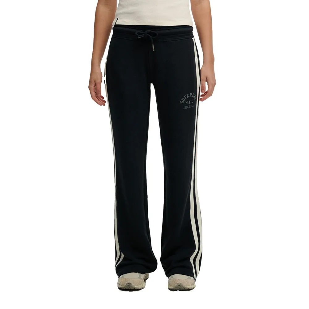 

Спортивные брюки Superdry Athletic Essential Stripe Flare, черный