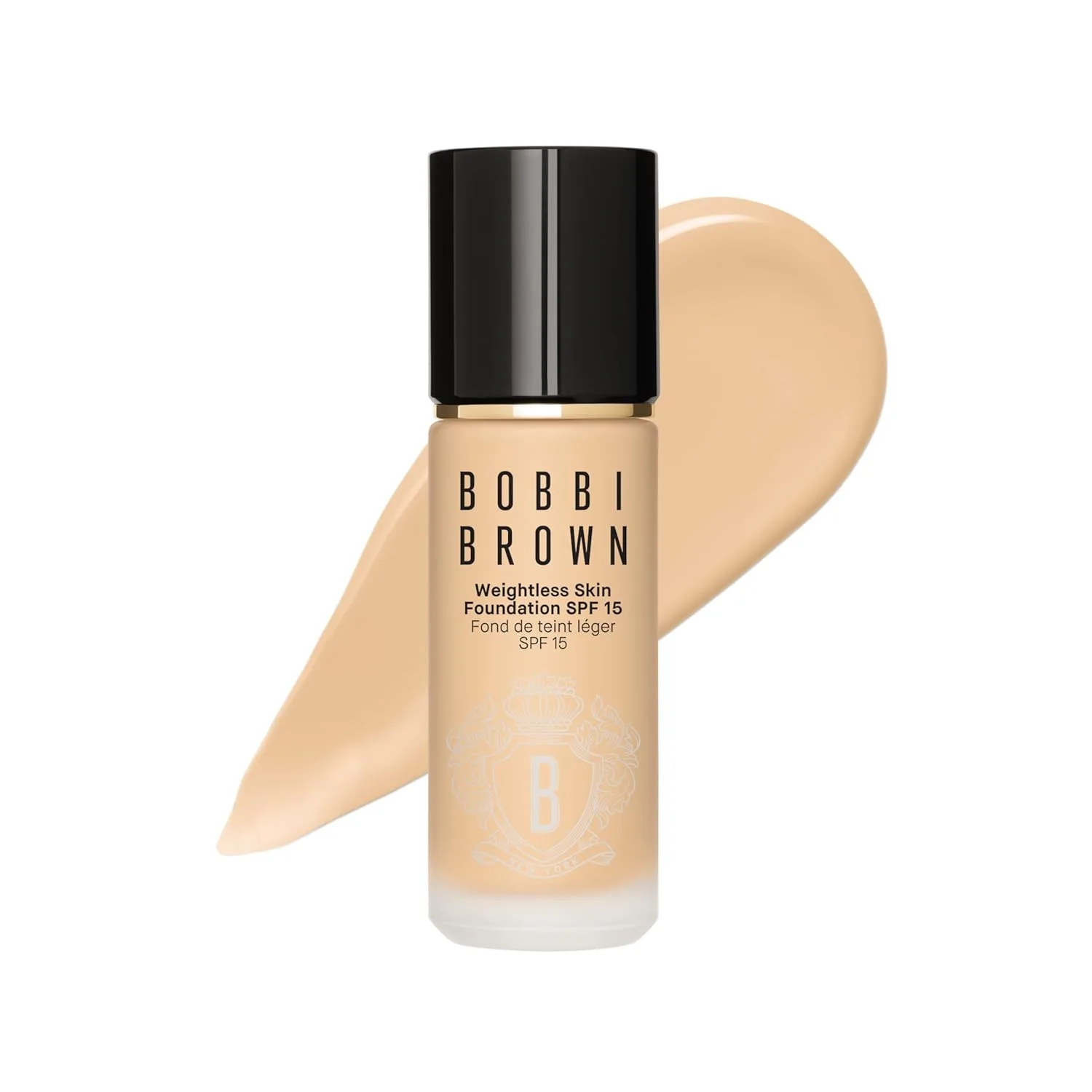 Тональный крем Bobbi Brown Weightless Skin Foundation SPF 15 | Контролирует жирность кожи, увлажняет в течение 24 часов, среднее покрытие | Естественный матовый финиш, 30 мл, 15 Warm Sand (Light beige with yellow undertones; for light skin)