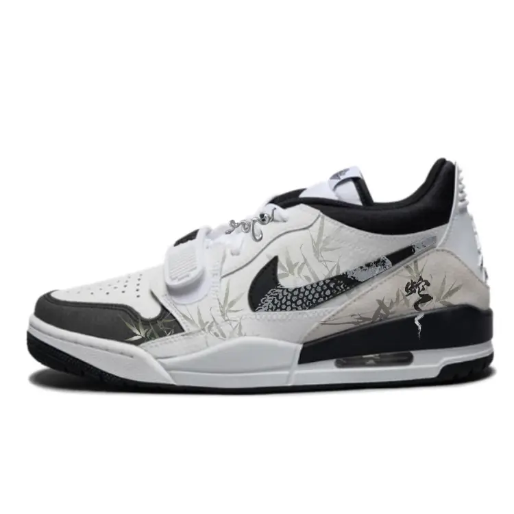

Jordan Износостойкие нескользящие винтажные баскетбольные кроссовки Legacy 312 среднего размера, мужские, черные