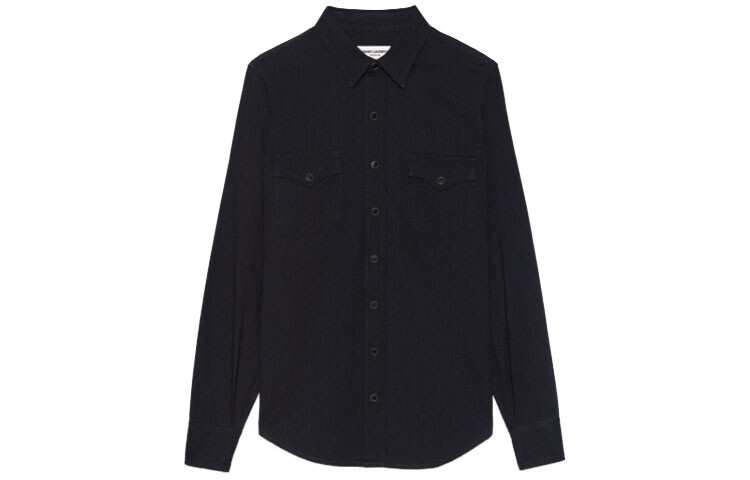 

Рубашка Saint Laurent мужская, черный