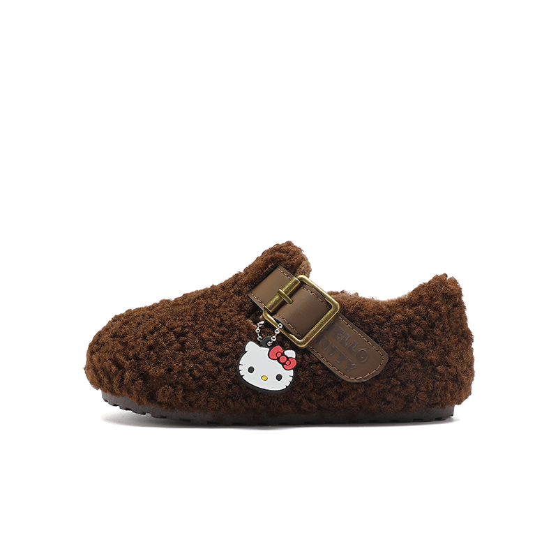 

Hello Kitty Детские хлопковые туфли для детей 3-7 лет Sanrio, camel