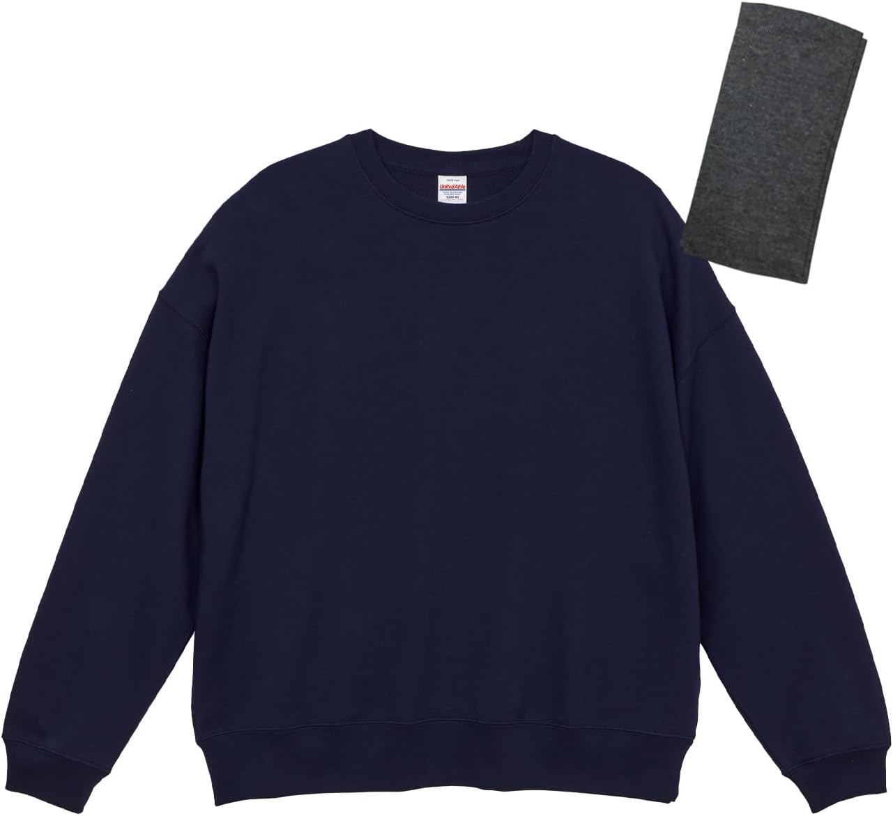 

Толстовка с круглым вырезом и махровой подкладкой, унисекс, для взрослых United Athle, темно-синий
