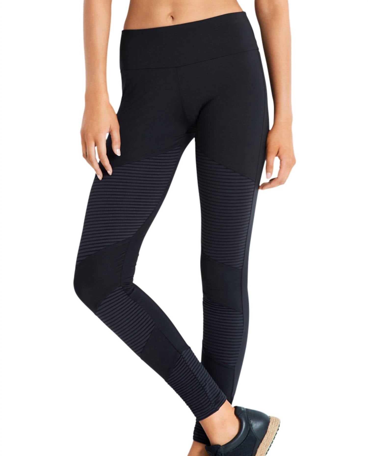

Женские байкерские леггинсы цвета морской волны Seafolly, цвет sea black
