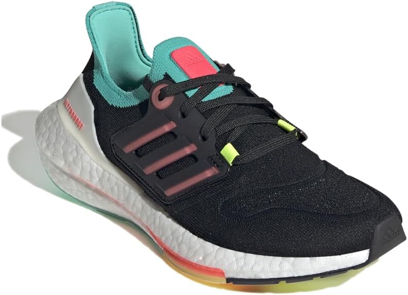 Кроссовки Adidas Ultraboost 22 для детей и подростков, черный/мятный — фото 2