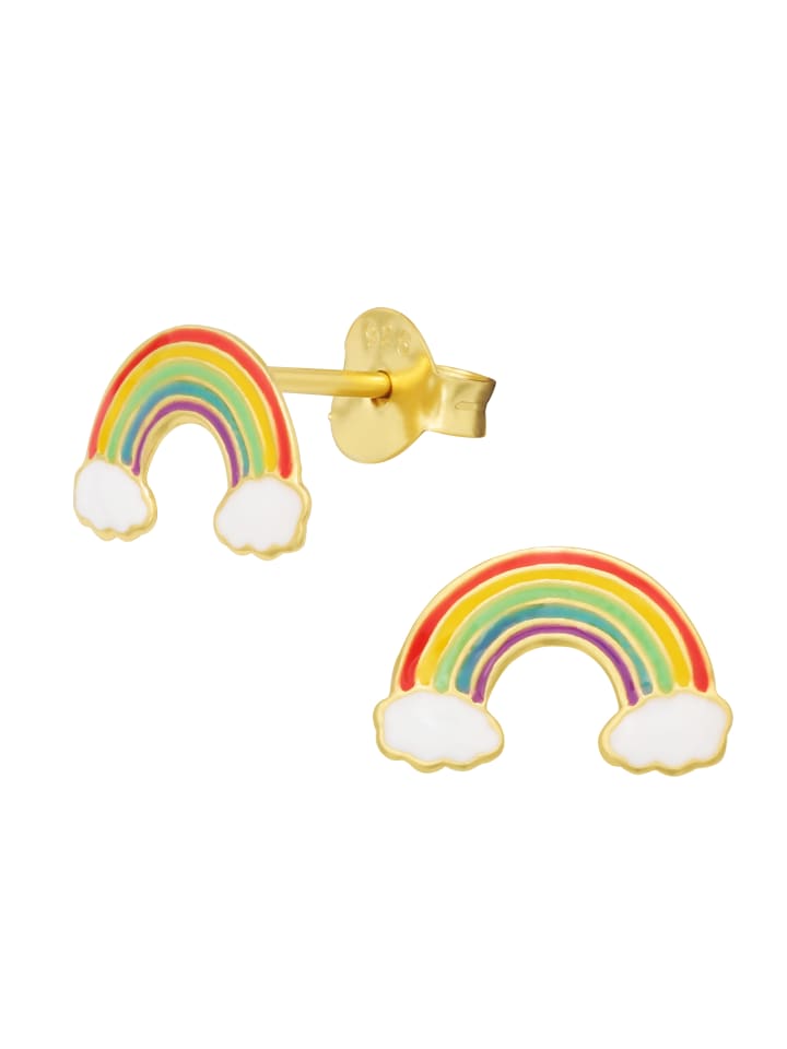 

Bungsa Детские серьги-гвоздики из золота, разноцветные