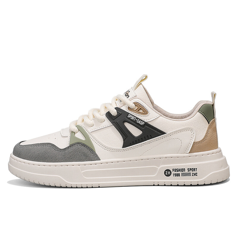 

Кеды мужские, обувь для скейтбординга низкая Gertop, белый/черный