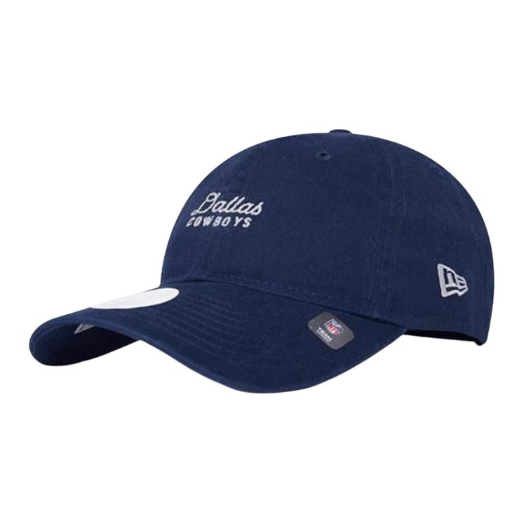 

New Era Хлопковая бейсболка унисекс темно-синяя, Navy Blue