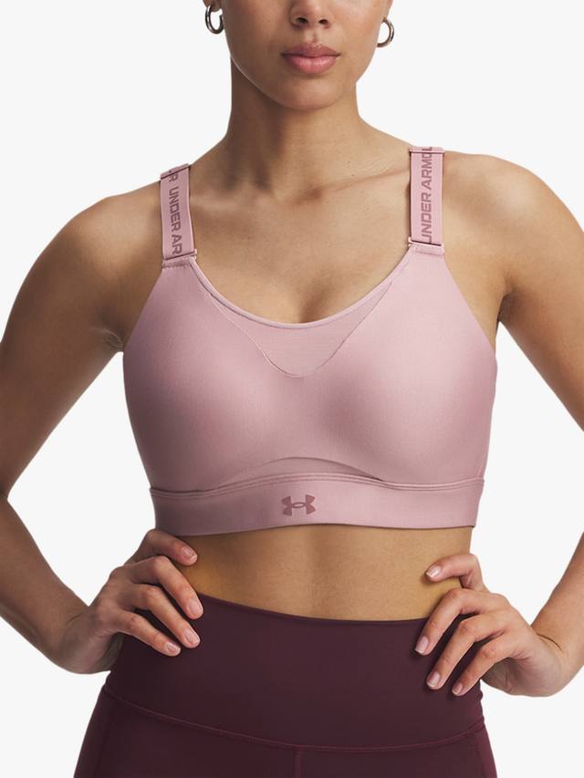

Бюстгальтер для спорта Infinity High 2.0 Under Armour, Pink / Maroon Mist