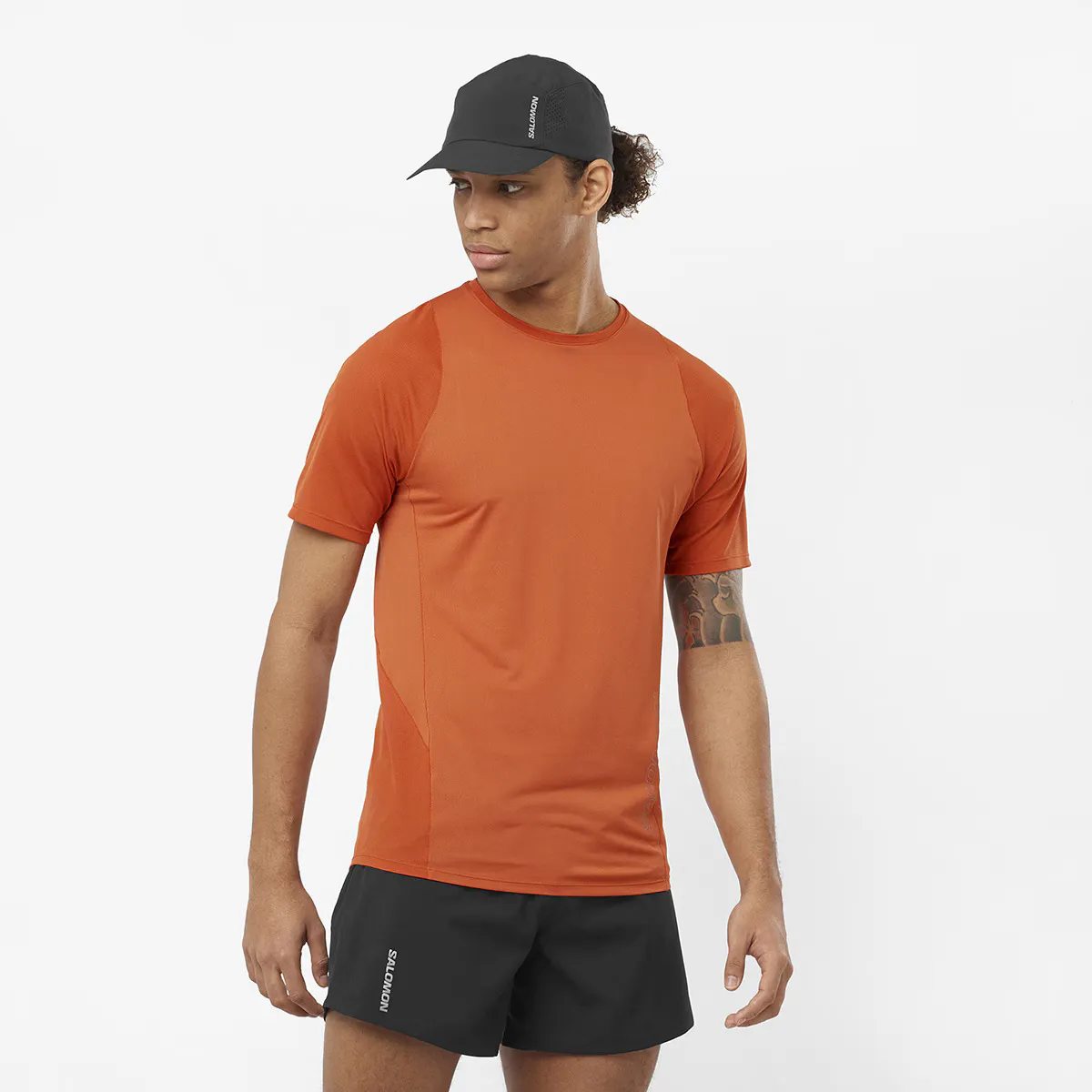

Футболка Salomon Men's Sense Aero SS Tee M, оранжевый