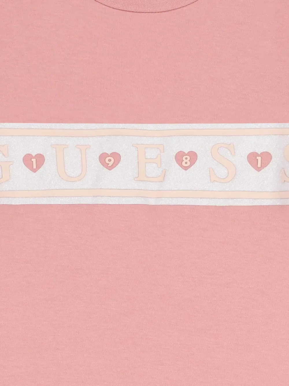 Платье-рубашка с оборками Guess Kids, розовый — фото 3