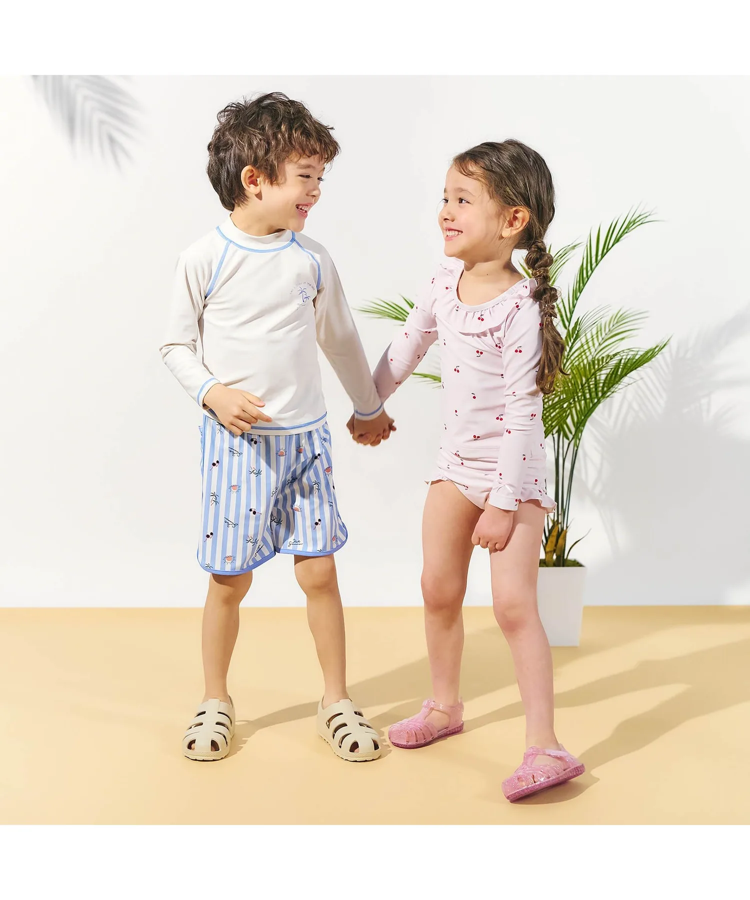 Детские сандалии из EVA с плоской подошвой EVA Gluck Sandal apres les cours черные — фото 3