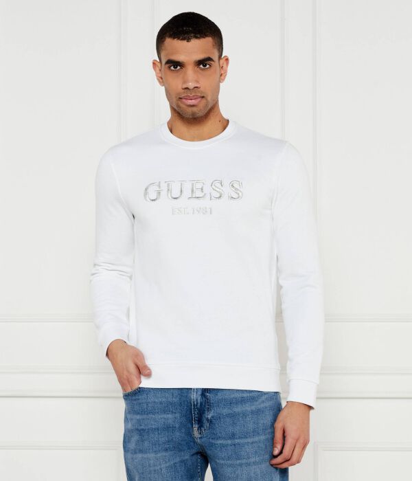

Свитер Slim fit Guess Jeans, белый