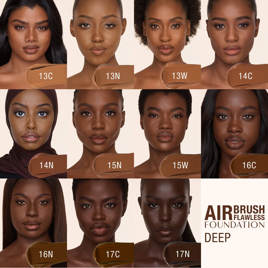 Безупречная матирующая тональная основа Airbrush Flawless Blurring & Matte Full Coverage Foundation Charlotte Tilbury, 1 oz/30 mL, 14 Neutral — фото 3