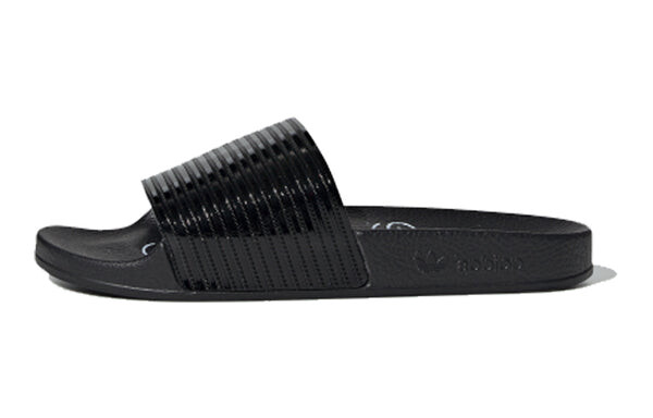 Тапочки originals adilette w black slippers Adidas, черный — фото 2