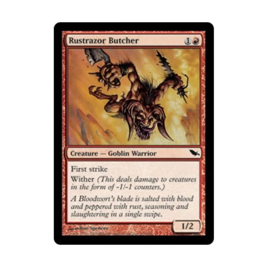 

CCG Рустразор Мясник (клавиша C), MTG - Shadowmoor