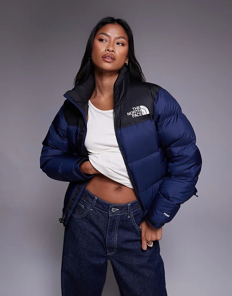 

Куртка North Face 1996 года в ретро-стиле Nuptse в цвете summit navy/tnf black/r