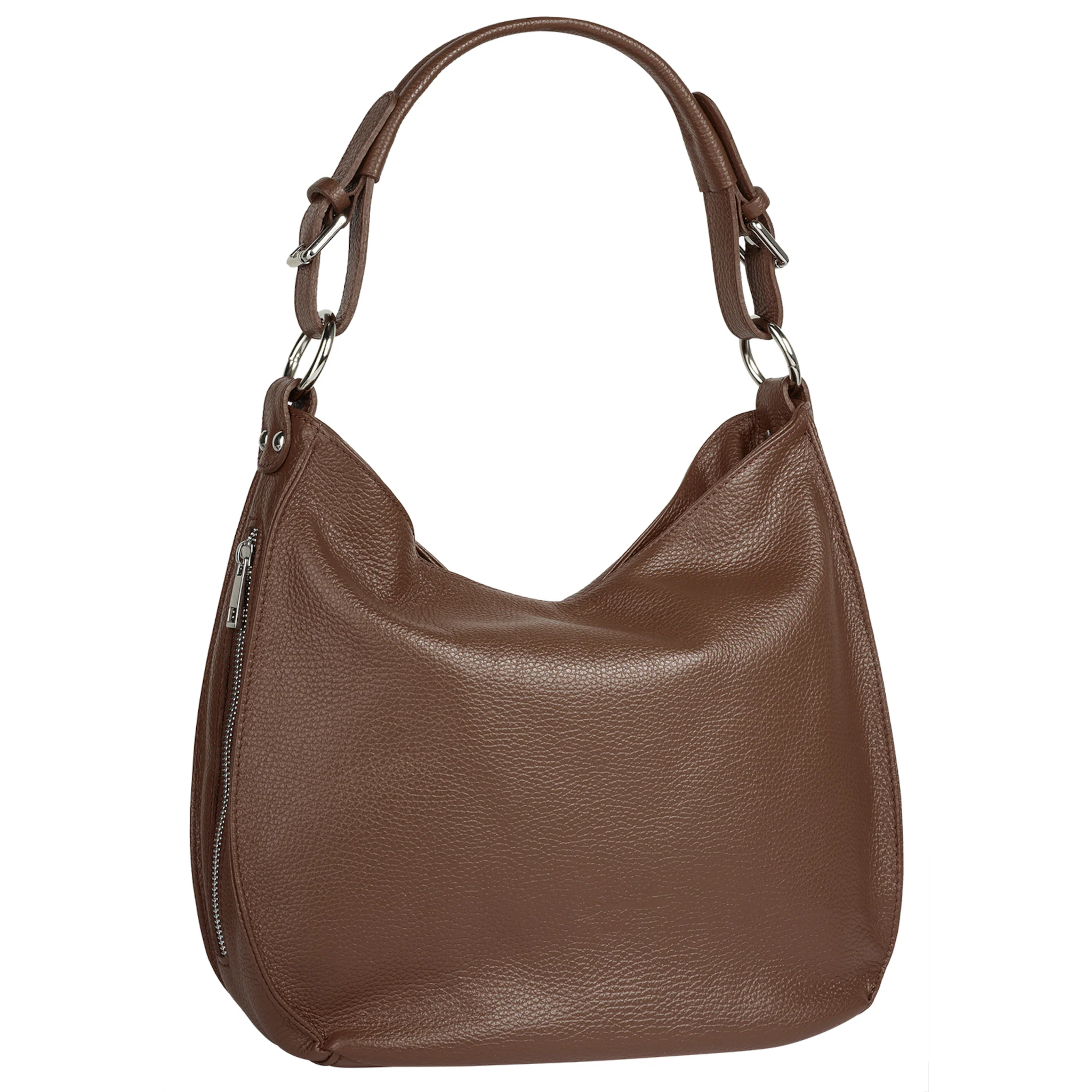 

Шоппер Samantha Look, натуральная кожа, производство Италия, коричневый