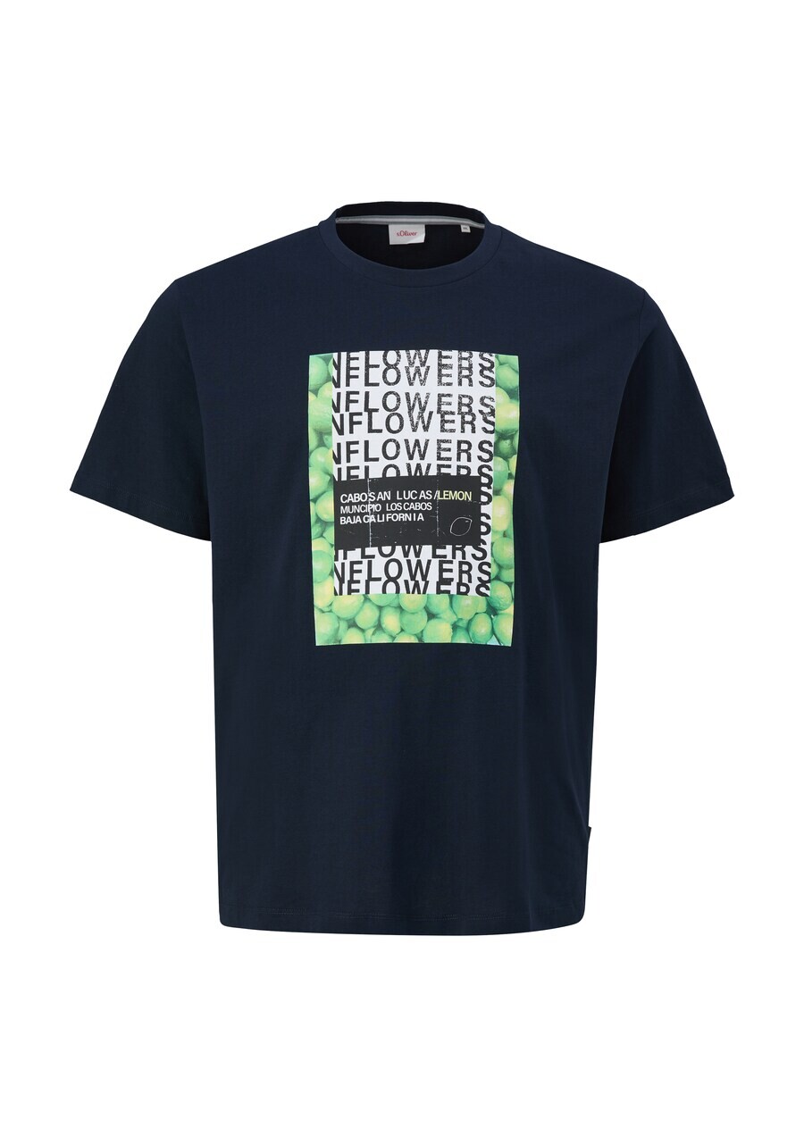 

Классическая футболка s.Oliver Shirt, темно-синий
