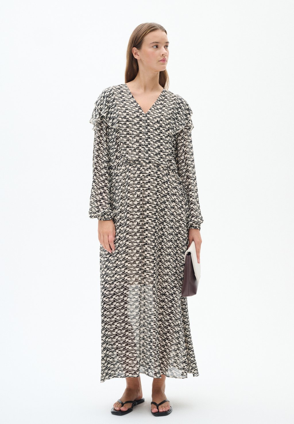 

Платье макси CESSIE V-NECK InWear, синий