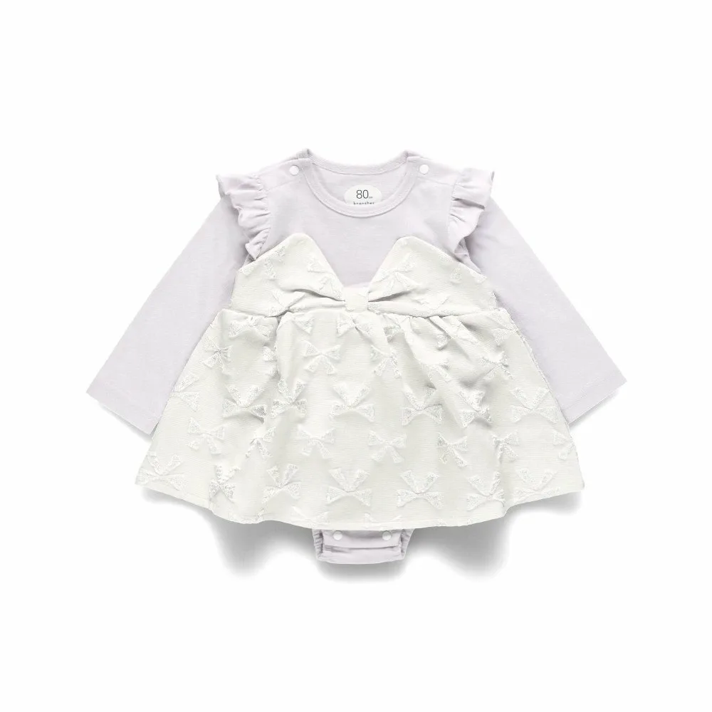 Комбинезон с ленточным узором для стыковки штанин Branshes, ivory