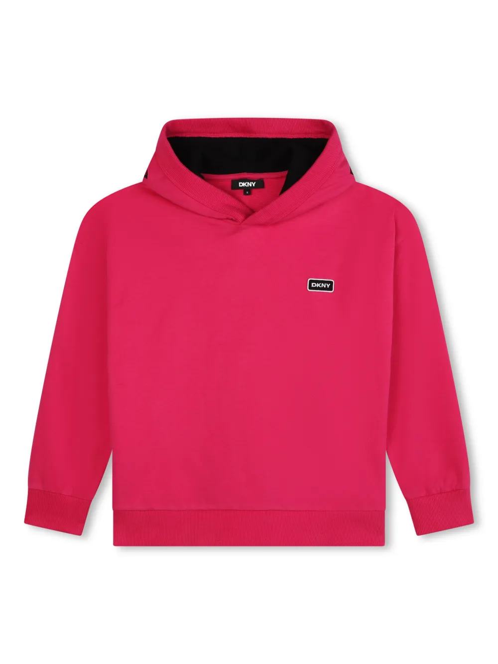 

Толстовка с вышитым логотипом и капюшоном Dkny Kids, розовый