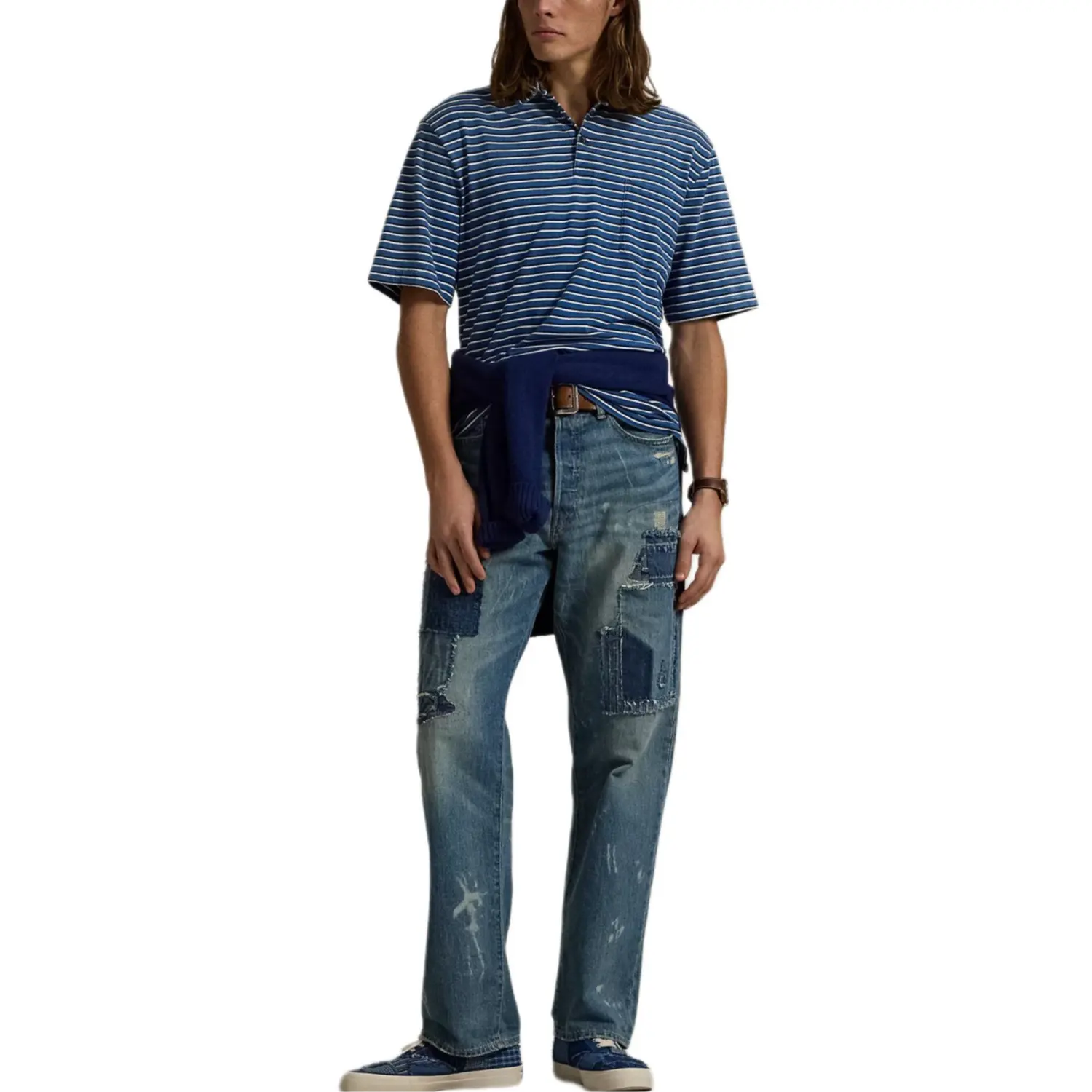 Polo Ralph Lauren Поло мужская indigo — фото 4