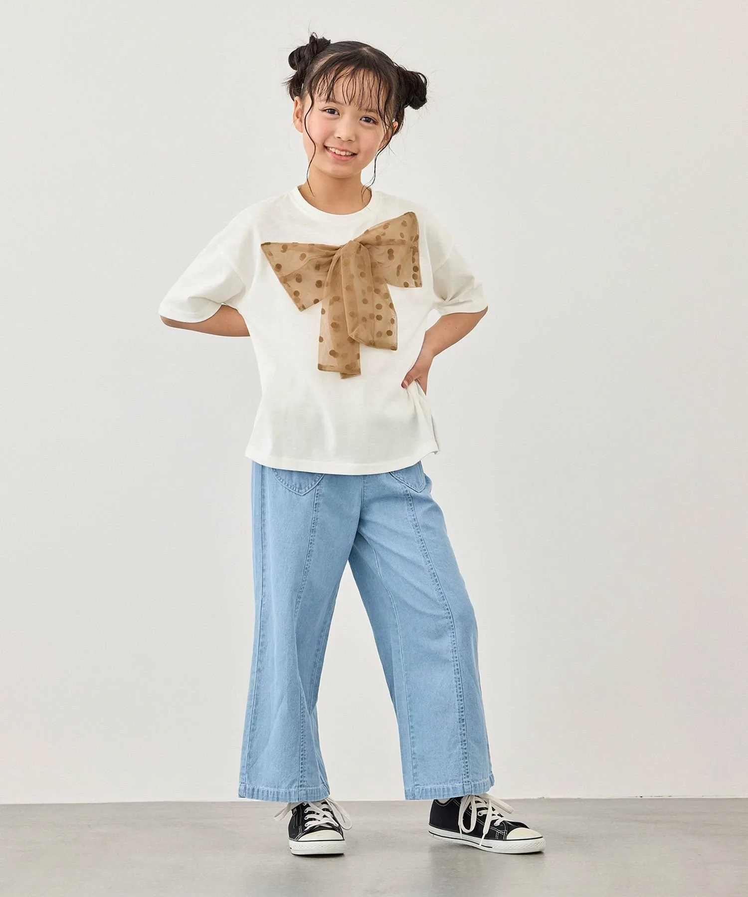 Большая футболка с лентой ROPE' PICNIC KIDS, White (10) — фото 2