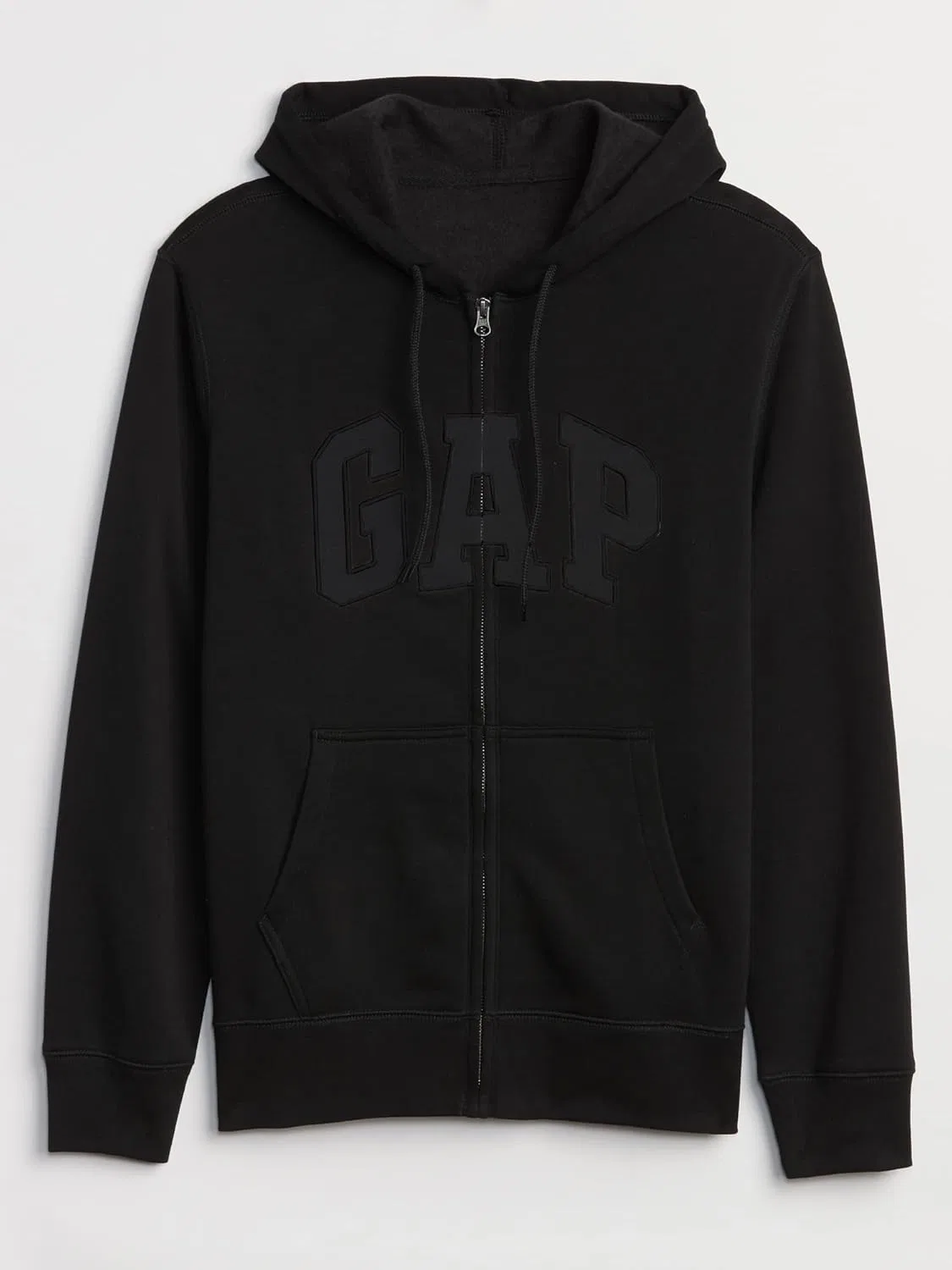 Худи на молнии GAP, черное — фото 4