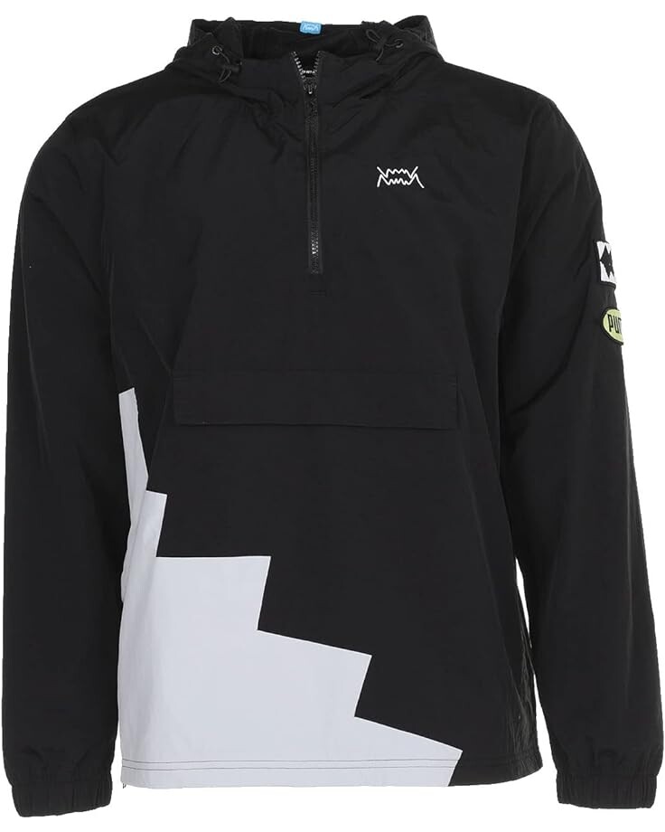 

Пуловер PUMA Short Corner Pullover, цвет Puma Black/Harbor Mist