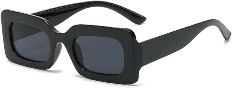 

Солнцезащитные очки в прямоугольной оправе розового цвета, модель 2027, в стиле ретро-панк, летние солнцезащитные очки для женщин, защита от ультрафиолета UV400 MTZJH, Black