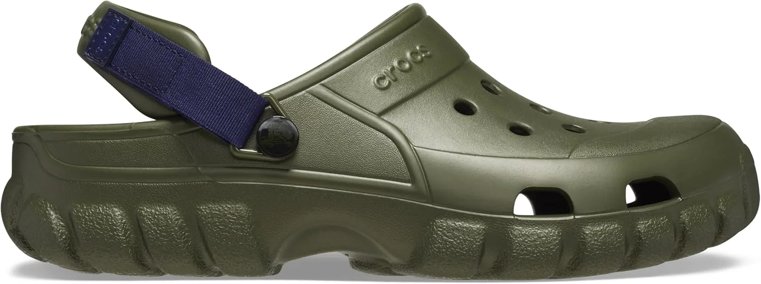 Унисекс сабо Crocs Offroad Sport для взрослых, зеленый/темно-синий — фото 3