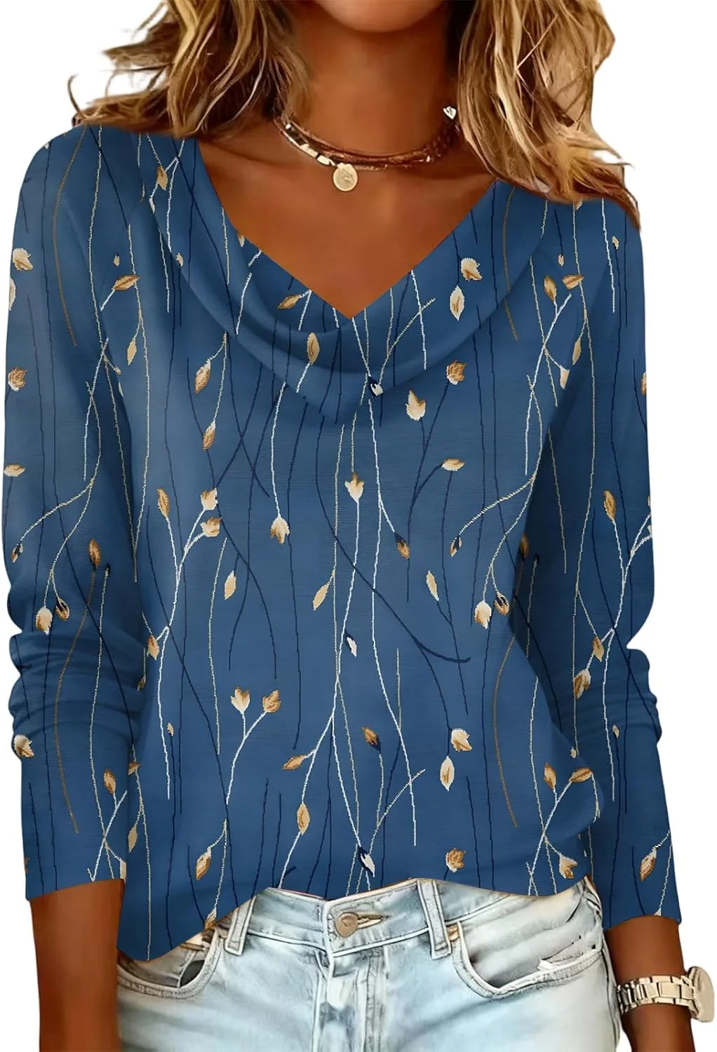 

Женская футболка с капюшоном и принтом, свободного кроя, с длинными рукавами