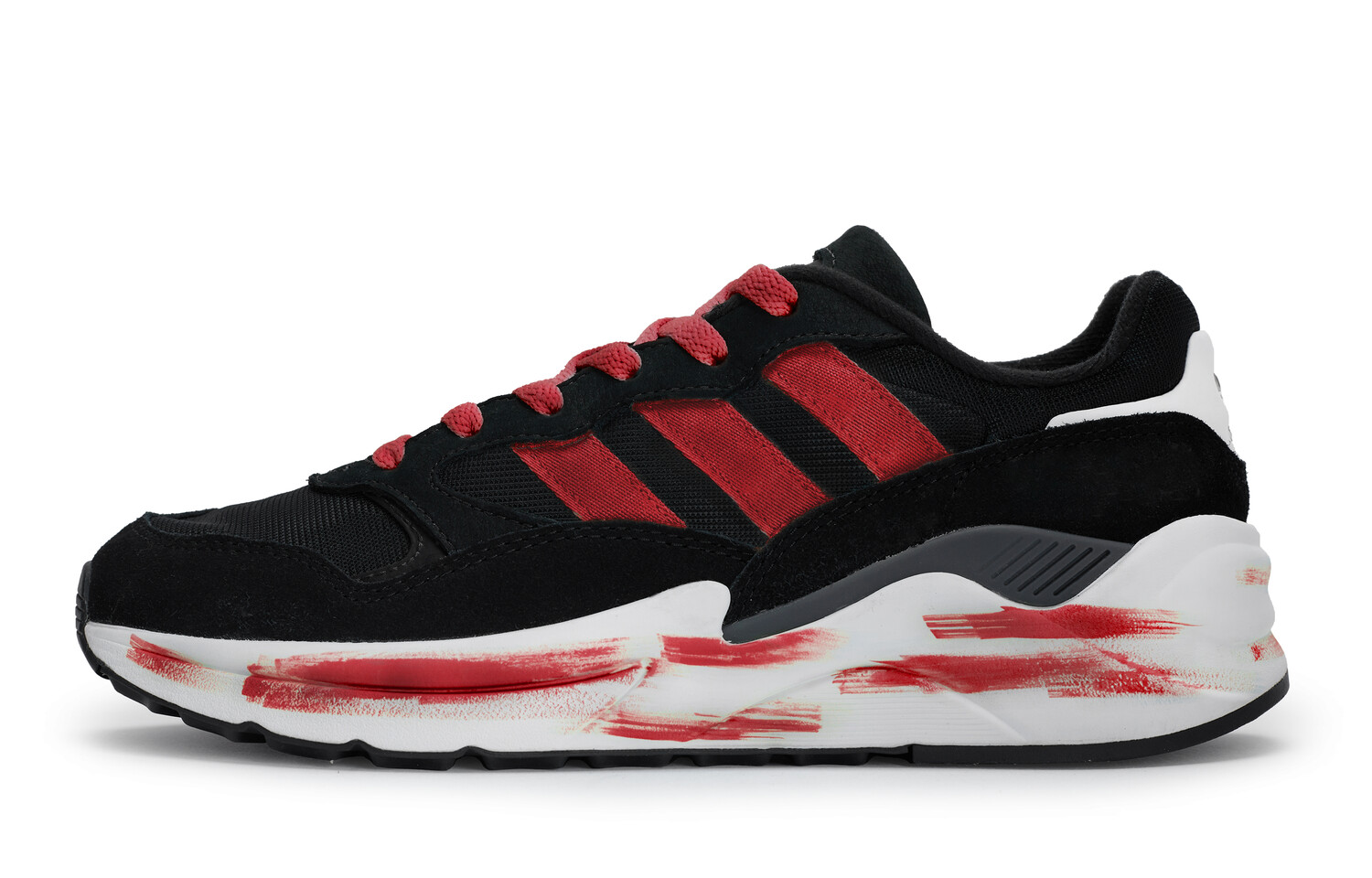 

Кроссовки adidas originals Retropy Adisuper Lifestyle Shoes Women's Low-top Red, черный/красный