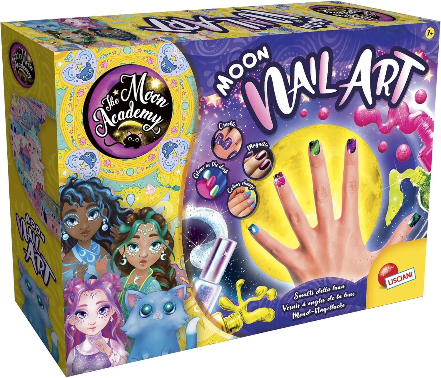 Детский набор для создания лаков для ногтей «Moon Nail Art» от Lisciani The Moon Academy Liscianigiochi
