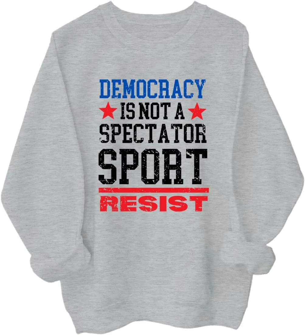 

Толстовка с капюшоном Democracy Is Not A Spectator Sport Racsea