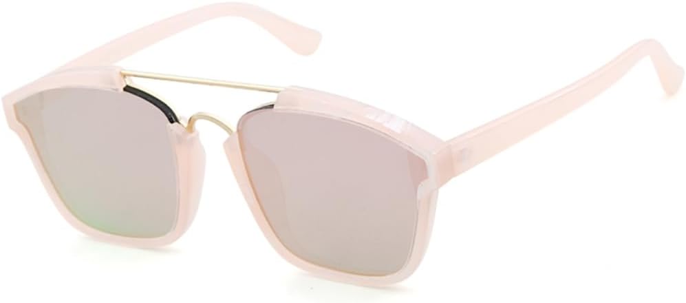 

Солнцезащитные очки с защитой UV400 | Зеркальные линзы, плоская верхняя часть, цветные линзы | Для женщин и мужчин, для занятий спортом на открытом воздухе и вождения DSVIGF, 09