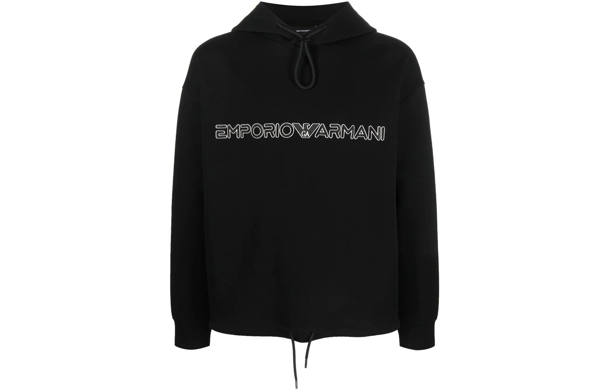 Свитшот Emporio Armani мужской черный — фото 2